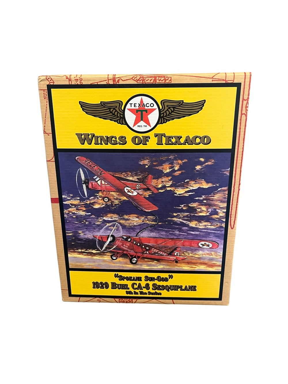 Wings of Texaco Spokane Sun-God 1929 Buhl CA-6 Sesquiplane Collectible Airplane